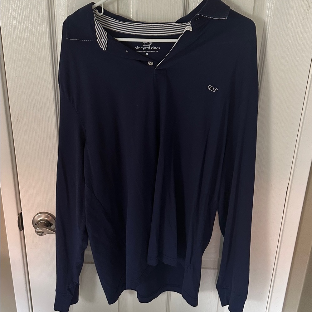 Vineyard Vines Dark Blue Long Sleeve Shirt